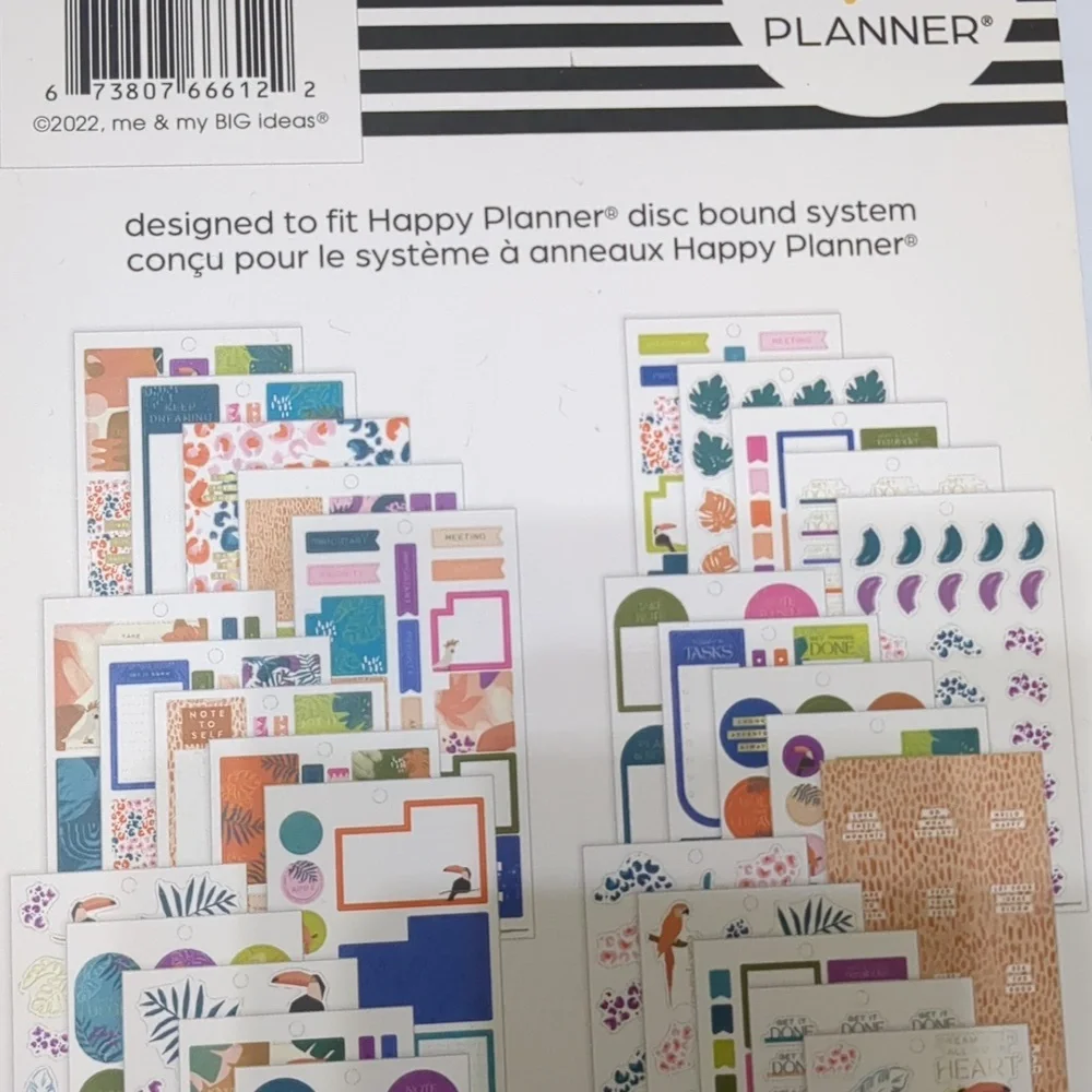 Happy Planner Tropical Boho Stickers